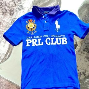 Two Boys AUTHENTIC Polo Ralph Lauren Size 10-12 short sleeve polo shirts.